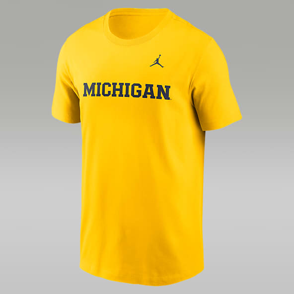 Mens Yellow Tops T Shirts. Nike